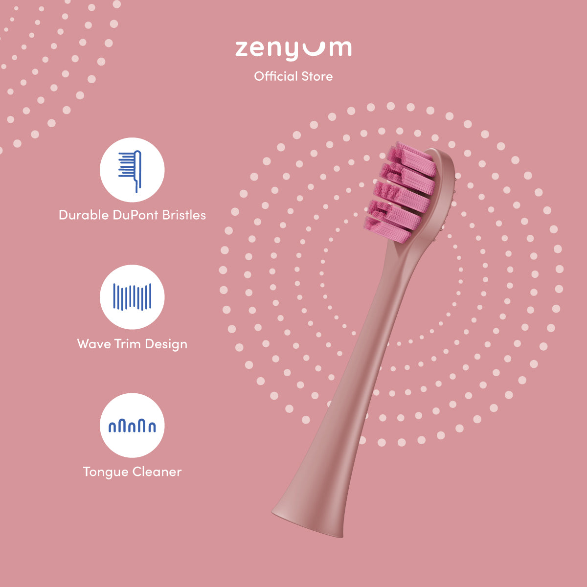 ZenyumSonic™ Pro 2.0 + Brush Head 3-Pack