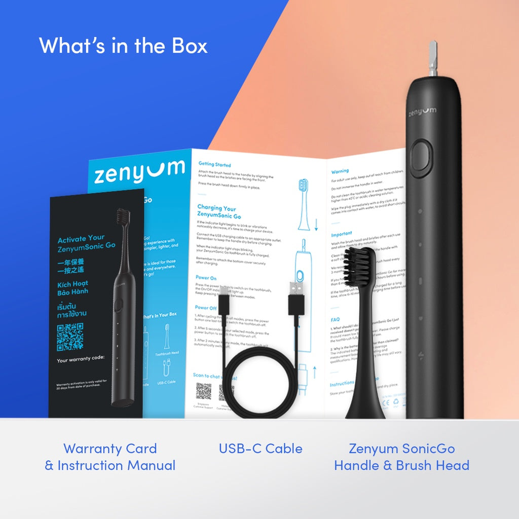 ZenyumSonic™ Go Electric Toothbrush - Zenyum Singapore