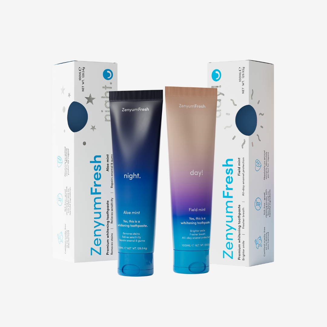 ZenyumFresh™ Toothpaste - Day! + Night. Set