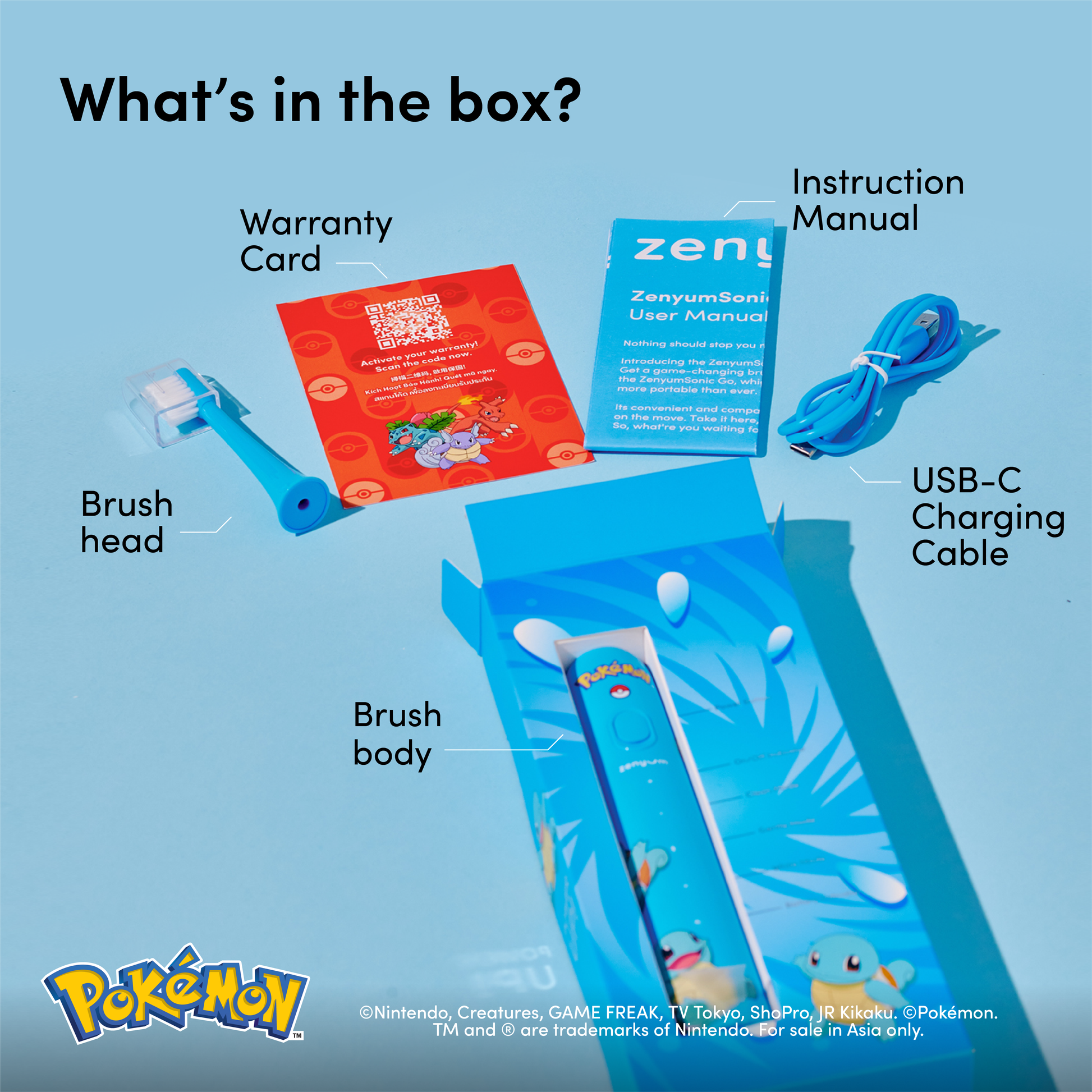 ZenyumSonic™ Go Water-Type Edition Electric Toothbrush - Zenyum Singapore