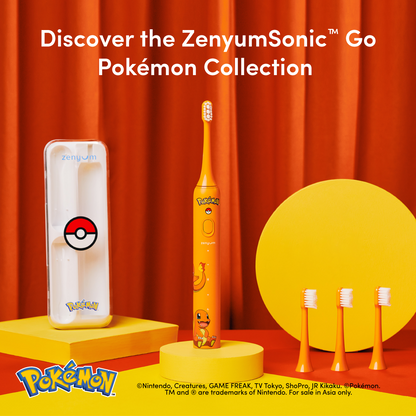 ZenyumSonic™ Go Fire-Type Edition Electric Toothbrush - Zenyum Singapore