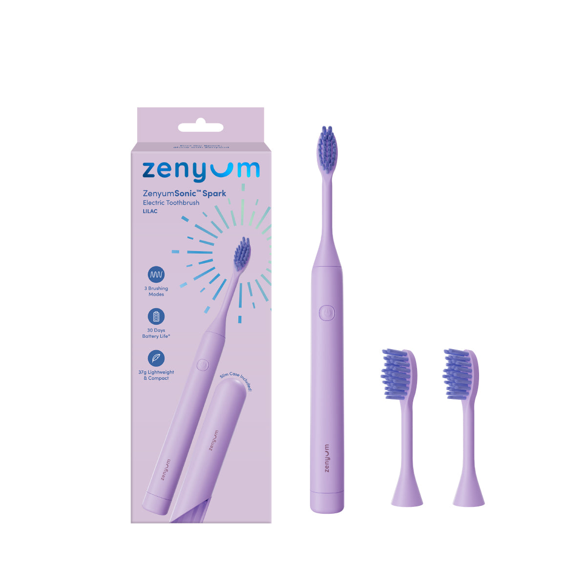 ZenyumSonic™ Spark Electric Toothbrush + Brush Heads (2P) | Zenyum SG