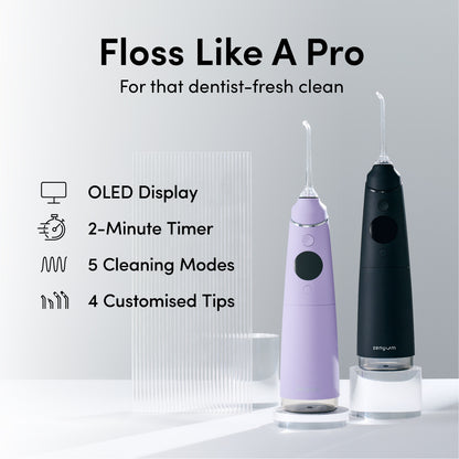 Zenyum Waterflosser Pro + Nozzle Jet Tips Refill Pack (4pcs)