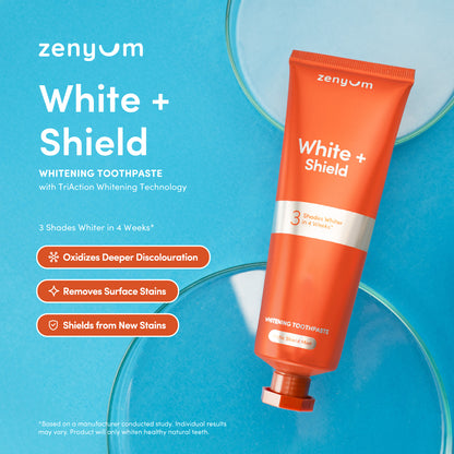 White + Shield Whitening Toothpaste 100g