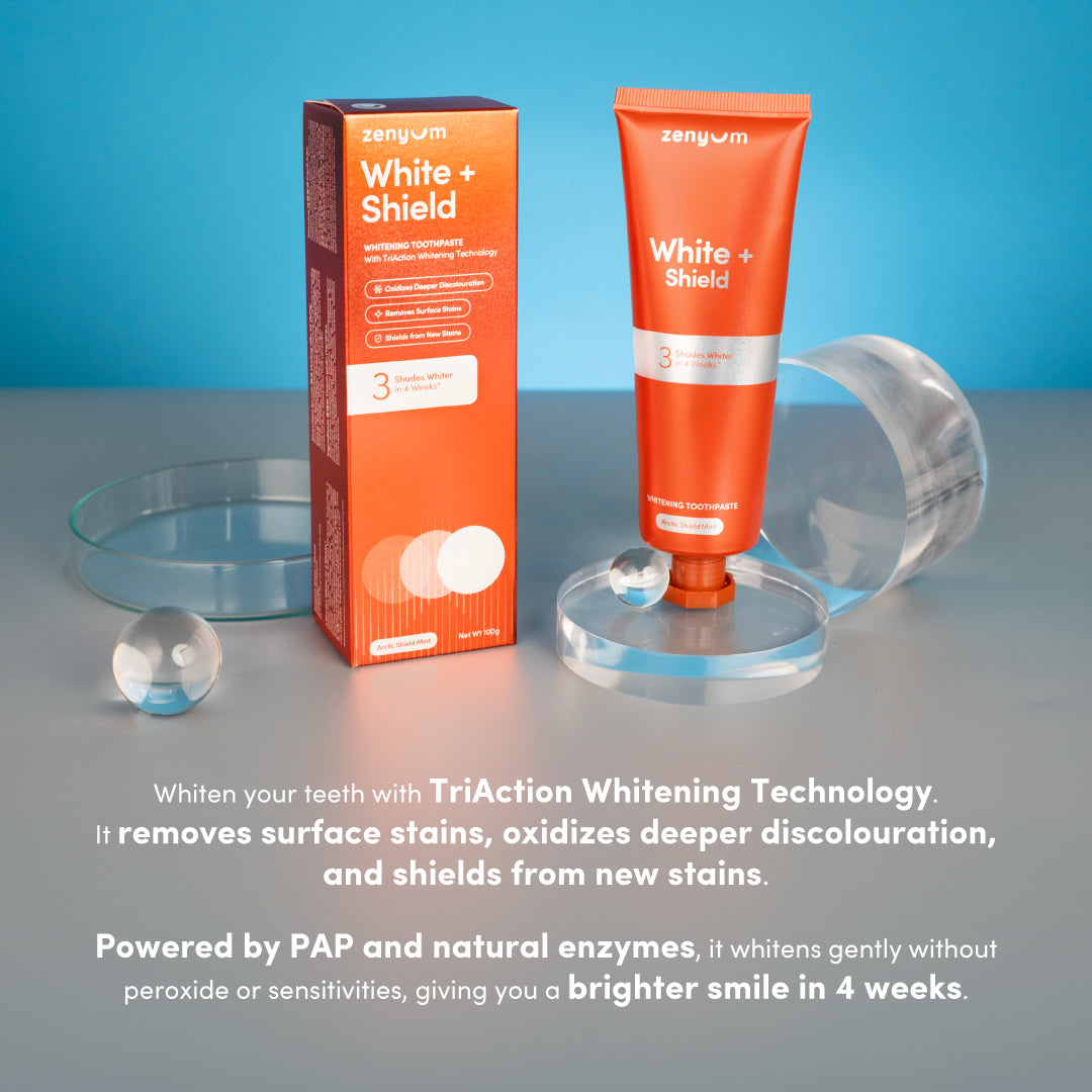 White + Shield Whitening Toothpaste 100g