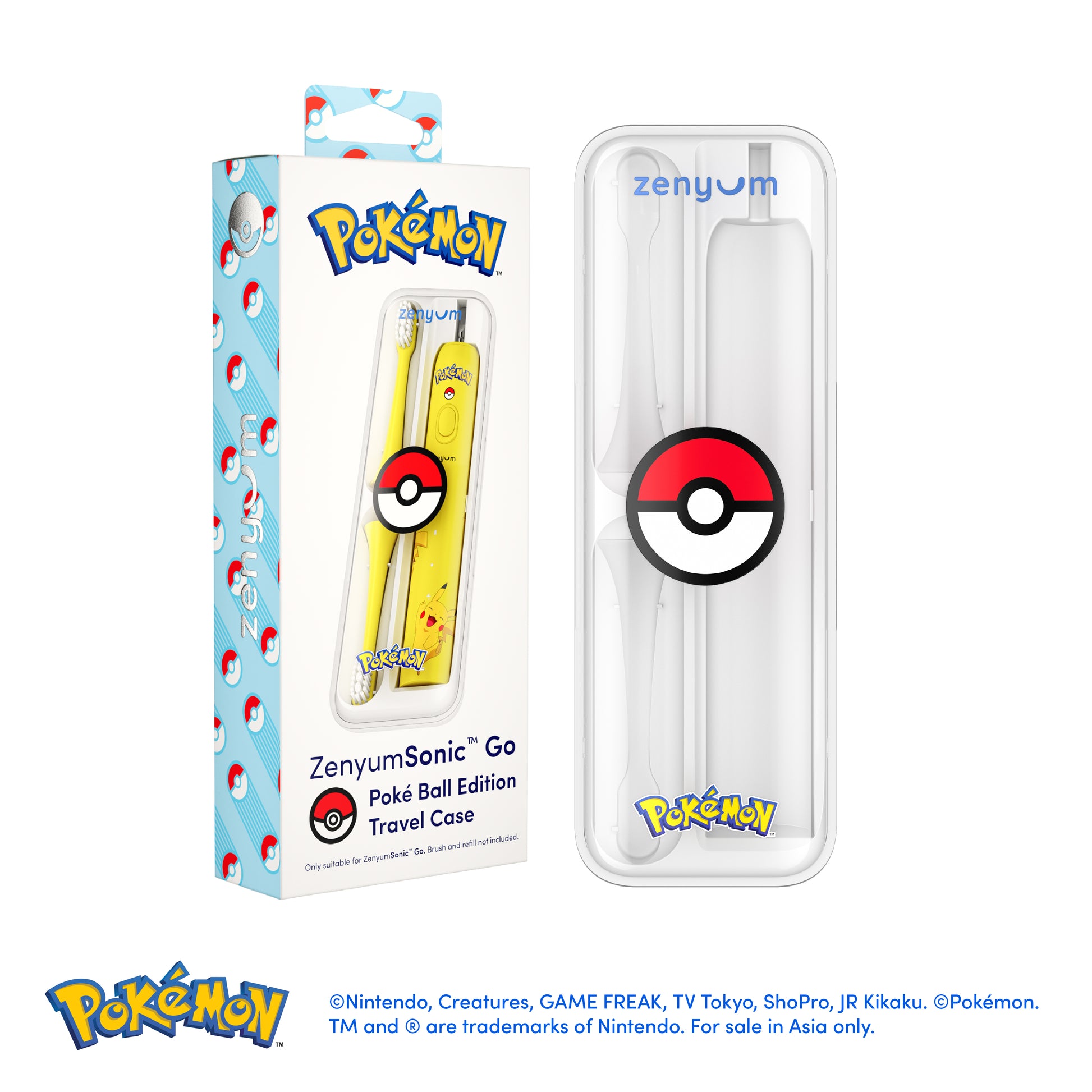 ZenyumSonic™ Go Poké Ball Edition Travel Case - Zenyum Singapore