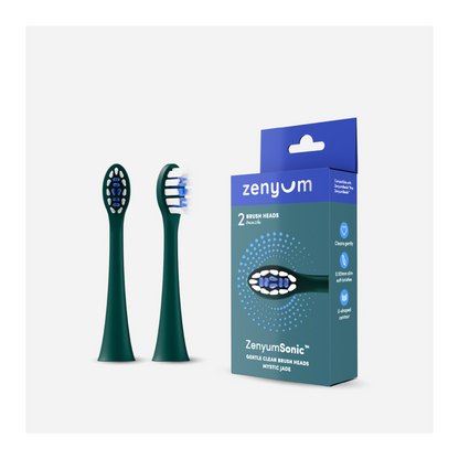 ZenyumSonic™ Gentle Brush Head 2P - Mystic Jade (Suitable for Sensitive Teeth/Gums)